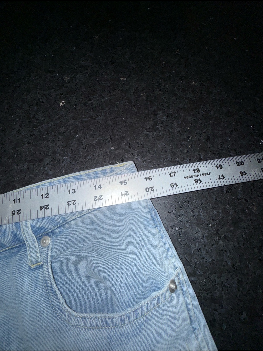 NEW Current/Elliott Light Blue Tie-Waist SOFT RELAXED FIT Denim JEAN Shorts SZ 8 - Picture 10 of 12
